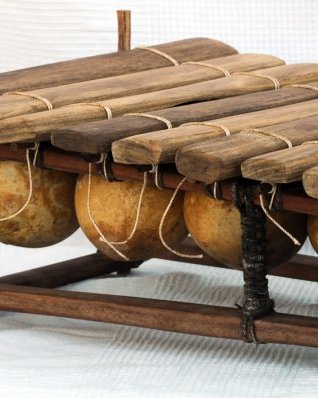 Bobo pentatonisches Balafon Instrument 12 Klangstäbe