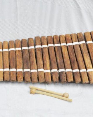 Bobo diatonisches Balafon Instrument 22 Klangstäbe