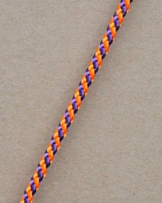 Djembe PES Tau 5 mm Diagonale Neonorange / Violett 100 m