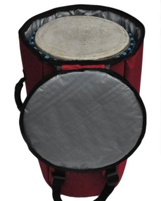 Klassische Percussion Africaine Djembe-Tasche XL Rot