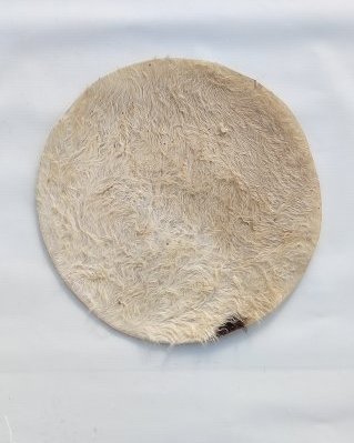 Halbdickes Djembe Maultierfell mit Haaren M