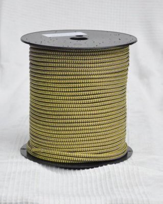 Djembe PES Tau 5 mm Schachbrett Sonnenblumengelb / Violett 100 m