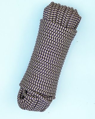 Djembe PES Tau 5 mm Fischgrät Violett / Beige 20 m