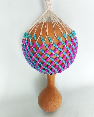 Große Djabara Kalebasse Rassel 1