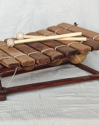 Großes Bobo pentatonisches Balafon Instrument 8 Klangstäbe