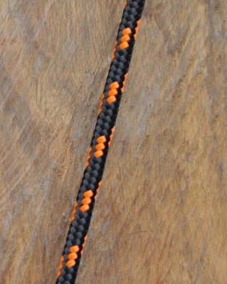 Djembe PES Tau 6 mm Schwarz / Neonorange 100 m
