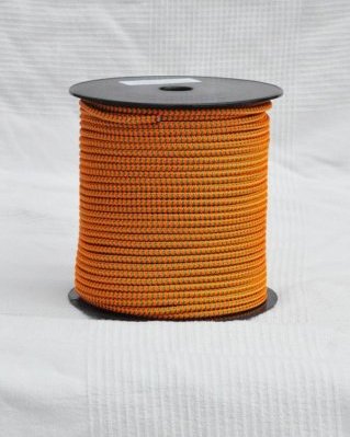 Djembe PES Tau 5 mm Zigzag Neonorange / Grün 100 m