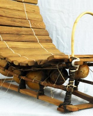 Bwaba Balafon Instrument 15 Klangstäbe
