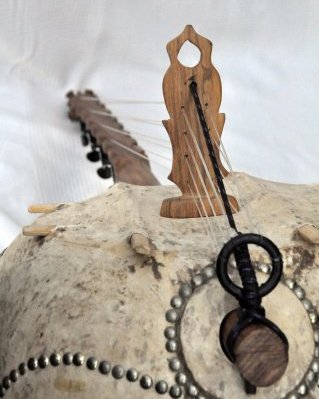 Premium Kamale Ngoni Instrument 8 Saiten 5643