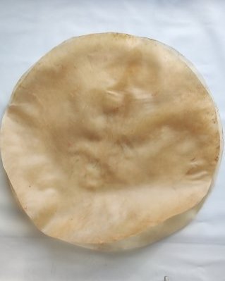 Dickes Trommel Kuh- / Rinder- Fell ohne Haar XXL