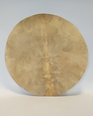 Rasiertes sehr dickes Djembe Elchfell L