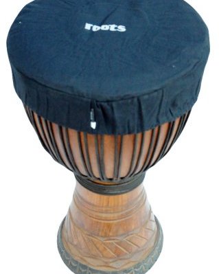 Baumwolle Djembe Schutzhaube Schwarz