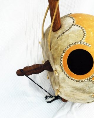 Klassische Kamale Ngoni Instrument 12 Saiten