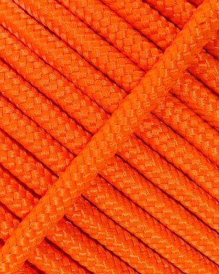 Verstärktes Djembe Trommel Seil 5 mm Neonorange 100 m