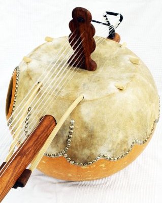 Klassische Kamale Ngoni Instrument 12 Saiten