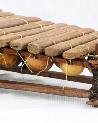 Bobo pentatonisches Balafon Instrument 12 Klangstäbe