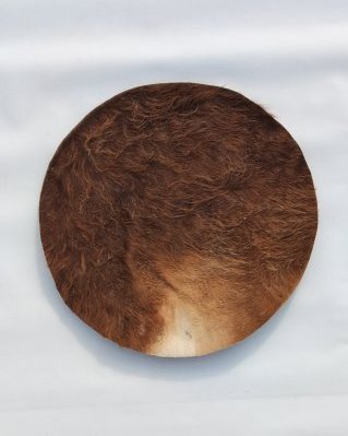 Dickes Djembe Maultierfell mit Haaren M