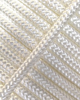 Verstärktes Djembe Trommel Seil 4 mm Ecru 10 m