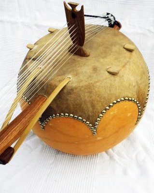 Klassische Kamale Ngoni Instrument 14 Saiten