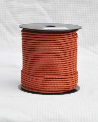 Djembe PES Tau 5 mm Zigzag Rot / Messing 100 m