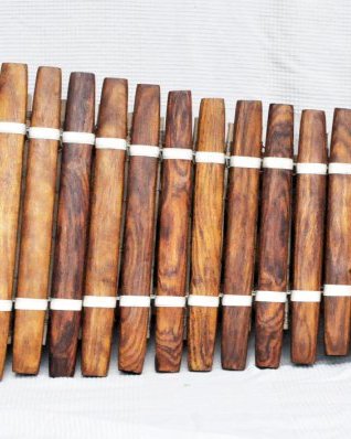 Mandika diatonisches Balafon Instrument 16 Klangstäbe