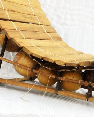 Bwaba Balafon Instrument 15 Klangstäbe