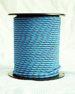 Djembe PES Tau 6 mm Blau / Rot 100 m