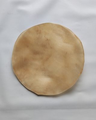 Sehr sehr dickes Trommel Rinder- / Stier- / Büffel- Fell ohne Haar S