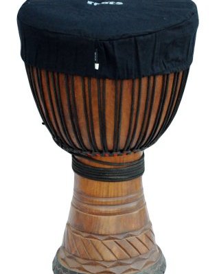 Baumwolle Djembe Schutzhaube Schwarz