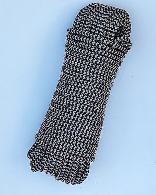 Djembe PES Tau 5 mm Fischgrät Bordeauxrot / Grau 20 m