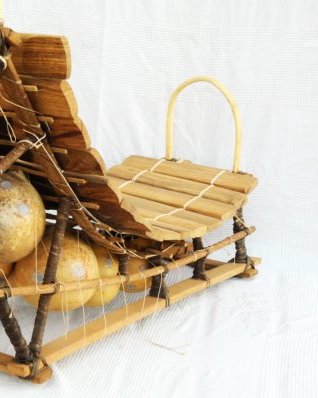 Bwaba Balafon Instrument 15 Klangstäbe
