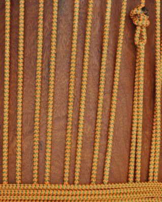 Djembe PES Tau 5 mm Zigzag Neonorange / Grün 100 m