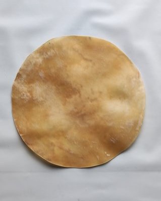 Dickes Trommel Kuh- / Rinder- Fell ohne Haar M