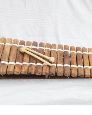 Bobo diatonisches Balafon Instrument 22 Klangstäbe