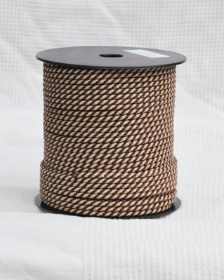 Djembe PES Tau 5 mm Diagonale Bordeauxrot / Beige 100 m